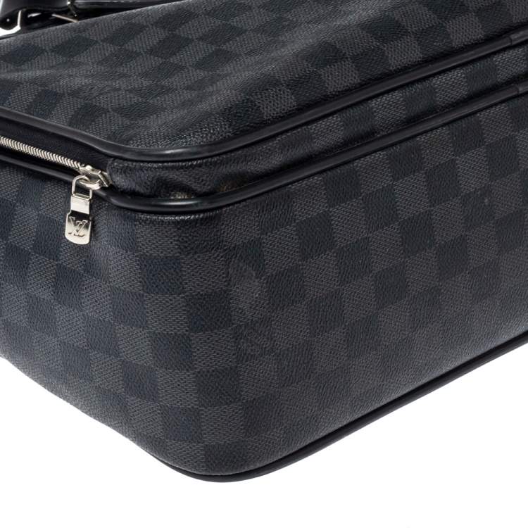 Pre Owned Louis Vuitton Damier Graphite Canvas Icare Business Bag