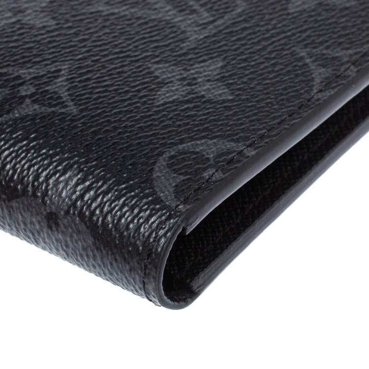 Pre Owned Louis Vuitton Monogram Eclipse Canvas Multiple Bifold Wallet
