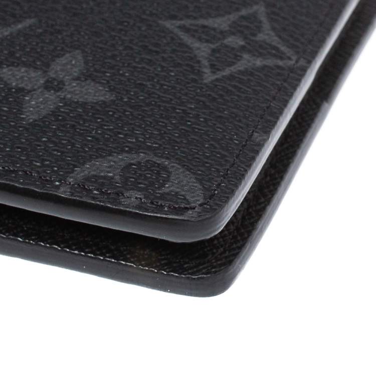 Pre Owned Louis Vuitton Monogram Eclipse Canvas Multiple Bifold Wallet