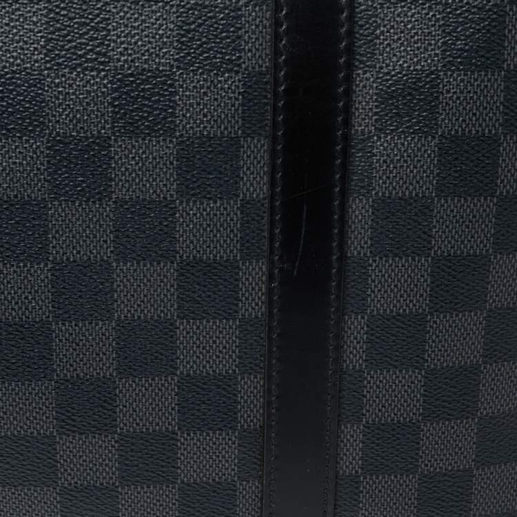 Pre Owned Louis Vuitton Damier Graphite Canvas Tadao Bag