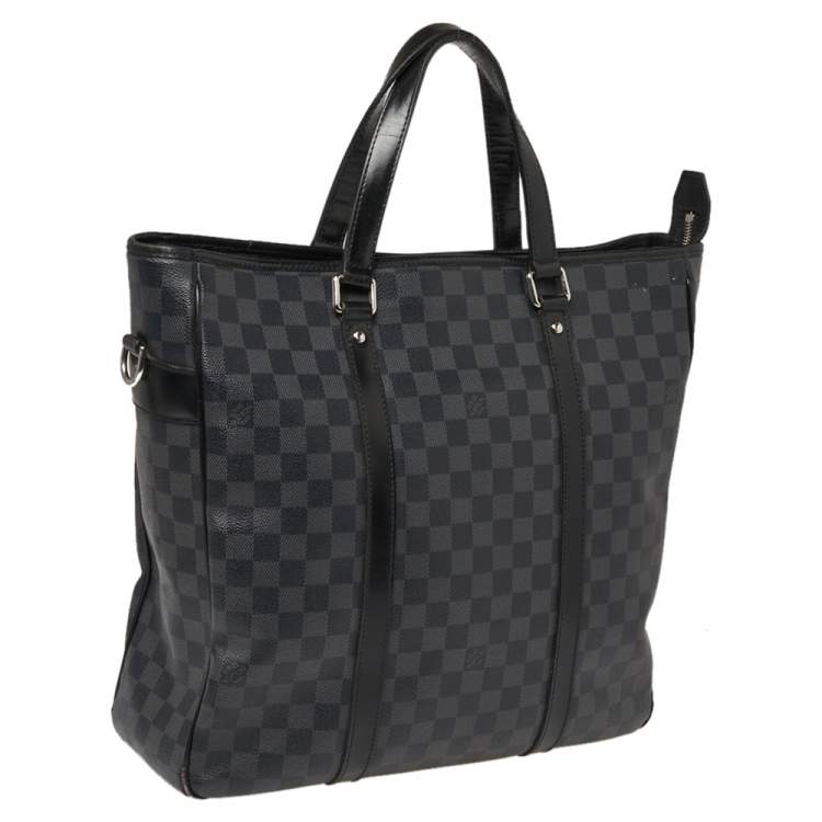 Pre Owned Louis Vuitton Damier Graphite Canvas Tadao Bag