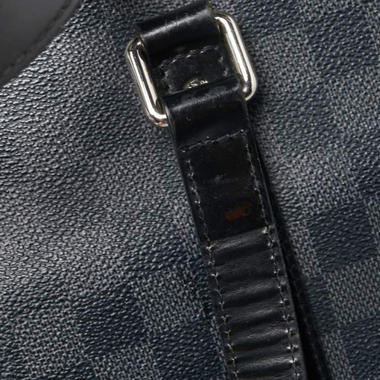 Pre Owned Louis Vuitton Damier Graphite Canvas Tadao Bag