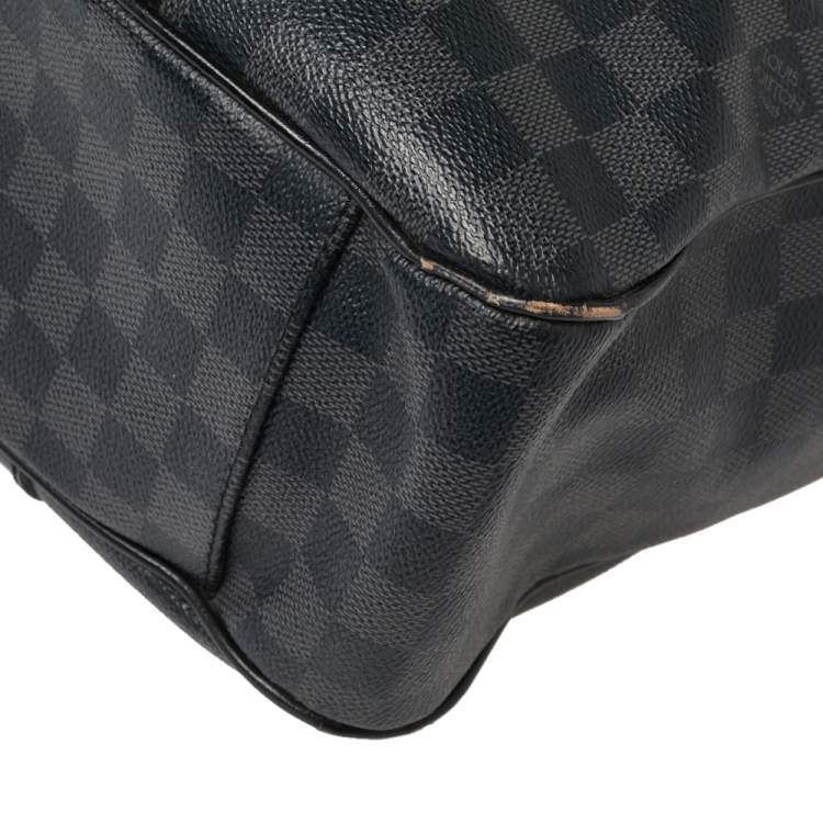 Pre Owned Louis Vuitton Damier Graphite Canvas Tadao Bag