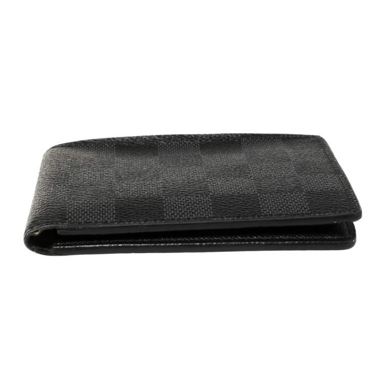 Pre Owned Louis Vuitton Damier Graphite Canvas Multiple Bifold Wallet