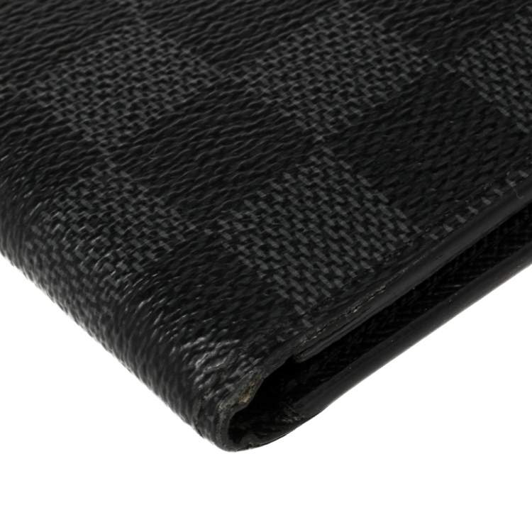 Pre Owned Louis Vuitton Damier Graphite Canvas Multiple Bifold Wallet