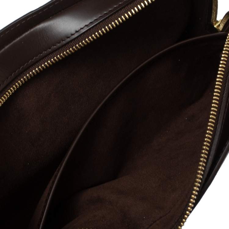 Pre Owned Louis Vuitton Damier Ebene Canvas Saint Louis Pochette Clutch