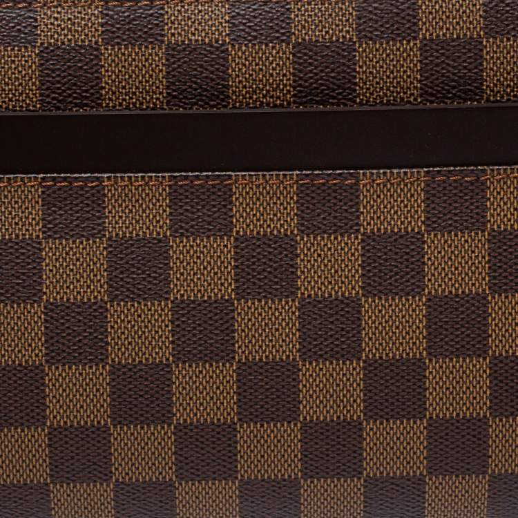 Pre Owned Louis Vuitton Damier Ebene Canvas Saint Louis Pochette Clutch