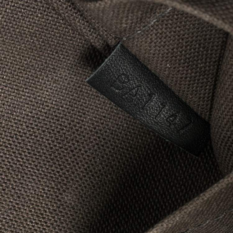 Pre Owned Louis Vuitton Black Damier Infini Leather Michael Backpack 