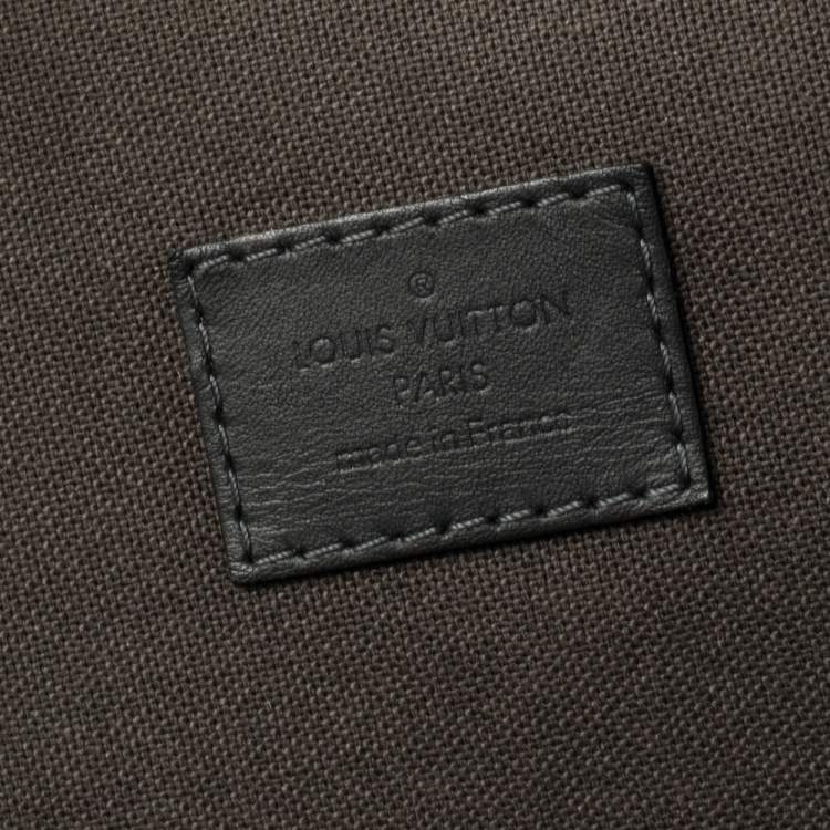 Pre Owned Louis Vuitton Black Damier Infini Leather Michael Backpack 