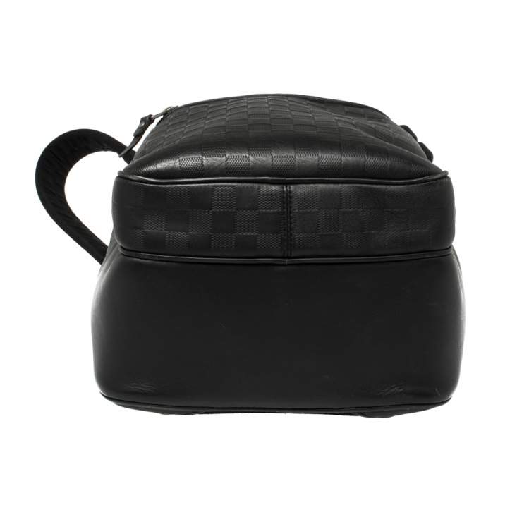 Pre Owned Louis Vuitton Black Damier Infini Leather Michael Backpack 