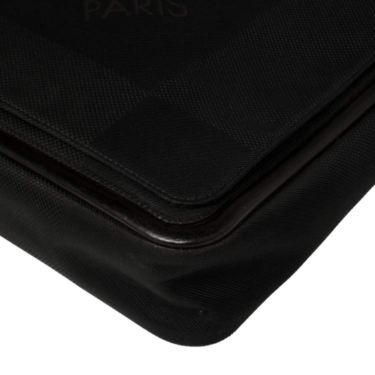 Pre Owned Louis Vuitton Black Damier Geant Canvas Messenger Bag