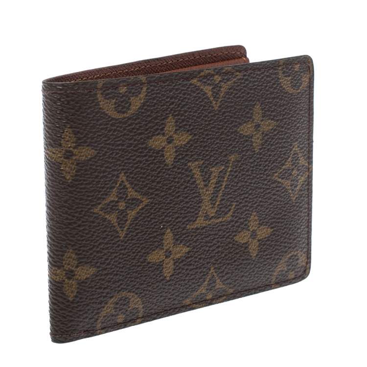 Pre Owned Louis Vuitton Monogram Canvas Bifold Wallet