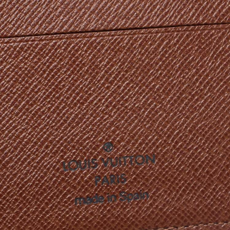 Pre Owned Louis Vuitton Monogram Canvas Bifold Wallet