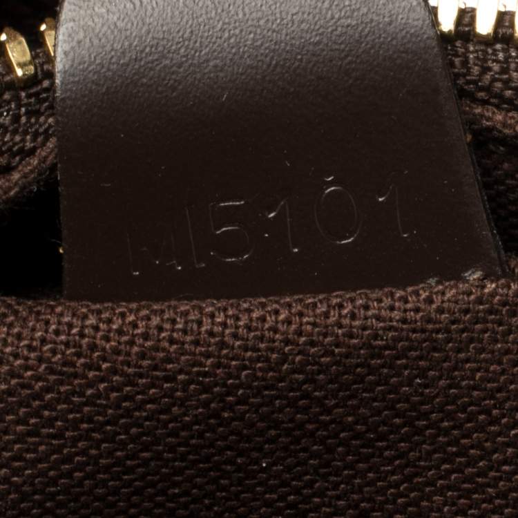 Pre Owned Louis Vuitton Damier Ebene Canvas Shelton MM Bag