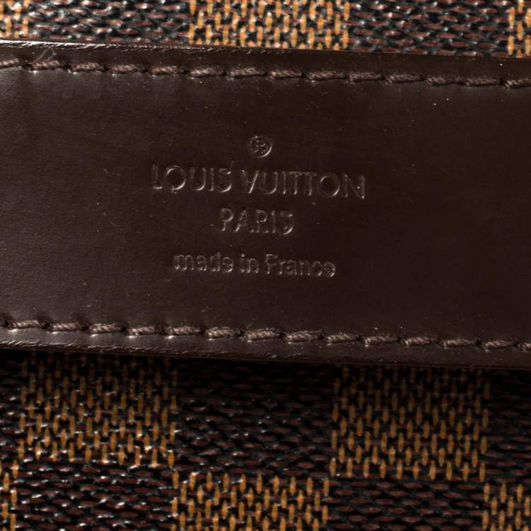 Pre Owned Louis Vuitton Damier Ebene Canvas Shelton MM Bag