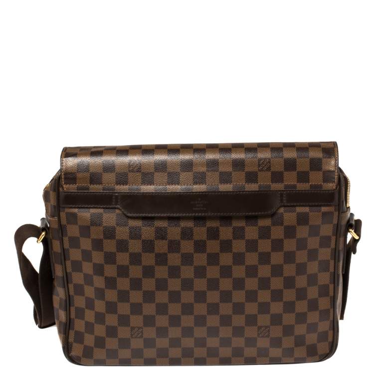 Pre Owned Louis Vuitton Damier Ebene Canvas Shelton MM Bag