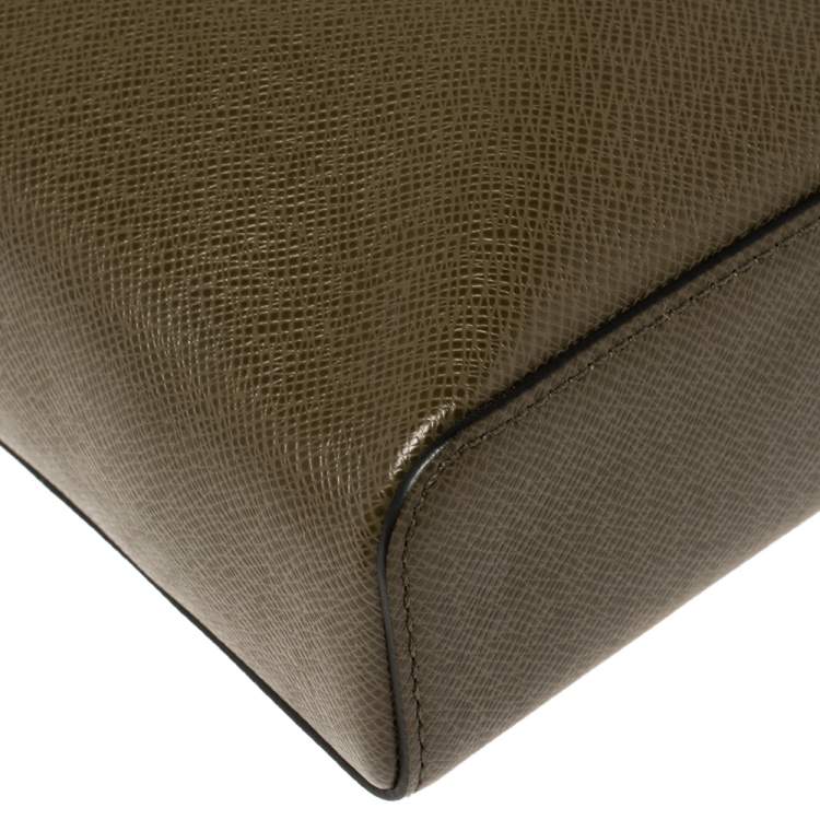 Pre Owned Louis Vuitton Steppe Ardoise Taiga Leather Anton PM Bag