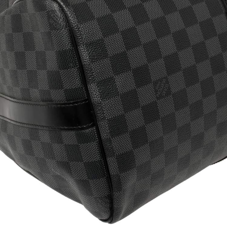 Pre Owned Louis Vuitton Damier Graphite Canvas Keepall Bandouliere 45