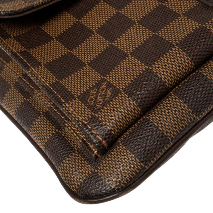 Pre Owned Louis Vuitton Damier Ebene Canvas Melville Bag
