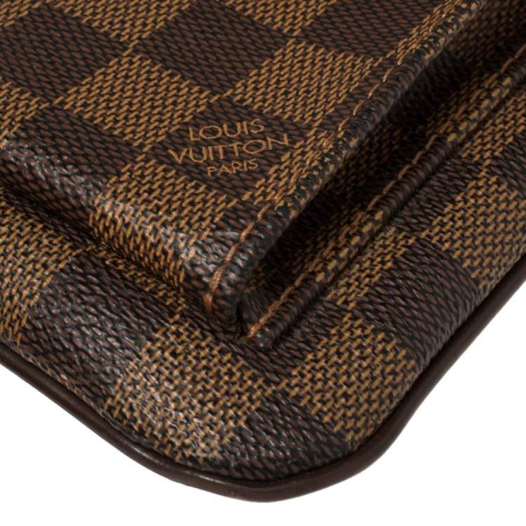 Pre Owned Louis Vuitton Damier Ebene Canvas Melville Bag