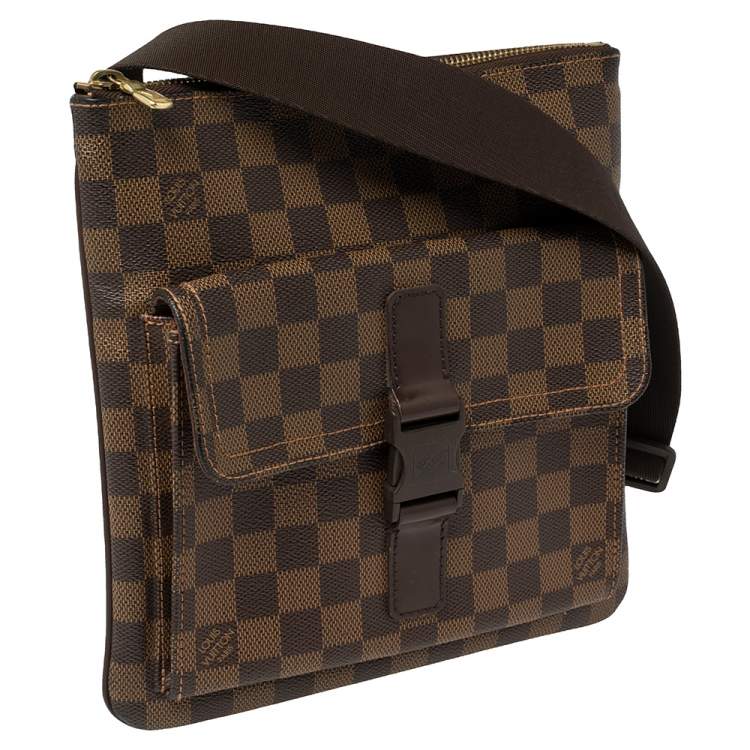 Pre Owned Louis Vuitton Damier Ebene Canvas Melville Bag