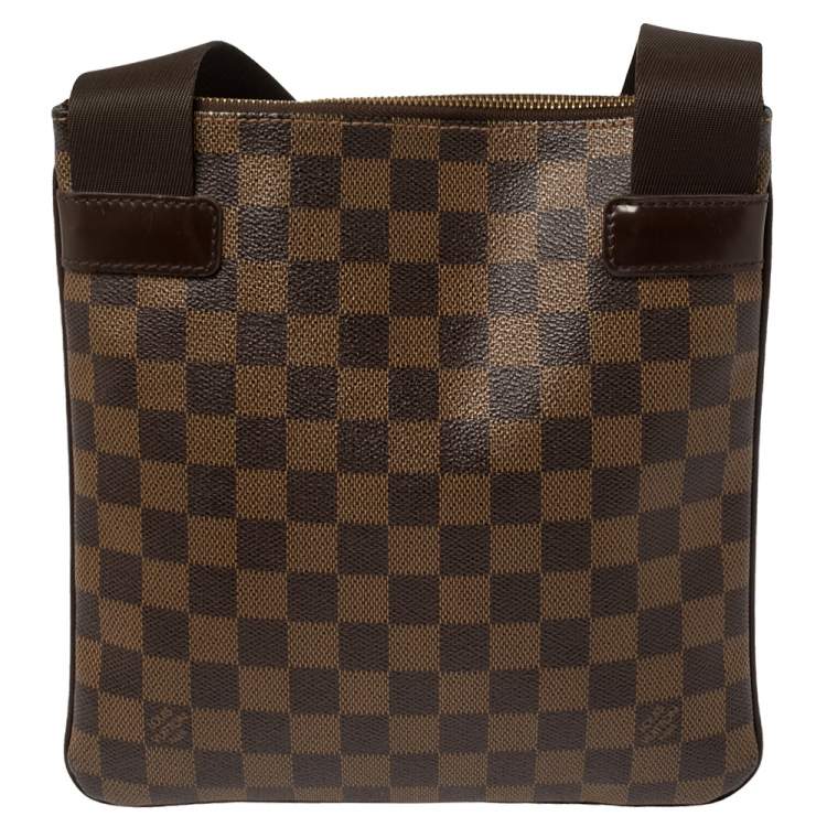Pre Owned Louis Vuitton Damier Ebene Canvas Melville Bag
