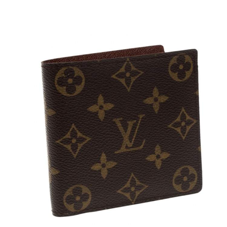 Pre Owned Louis Vuitton Monogram Canvas Marco Wallet