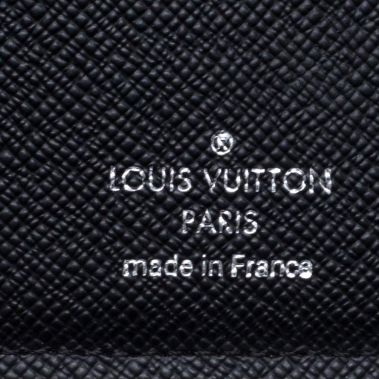 Pre Owned Louis Vuitton Damier Graphite Canvas Brazza Wallet