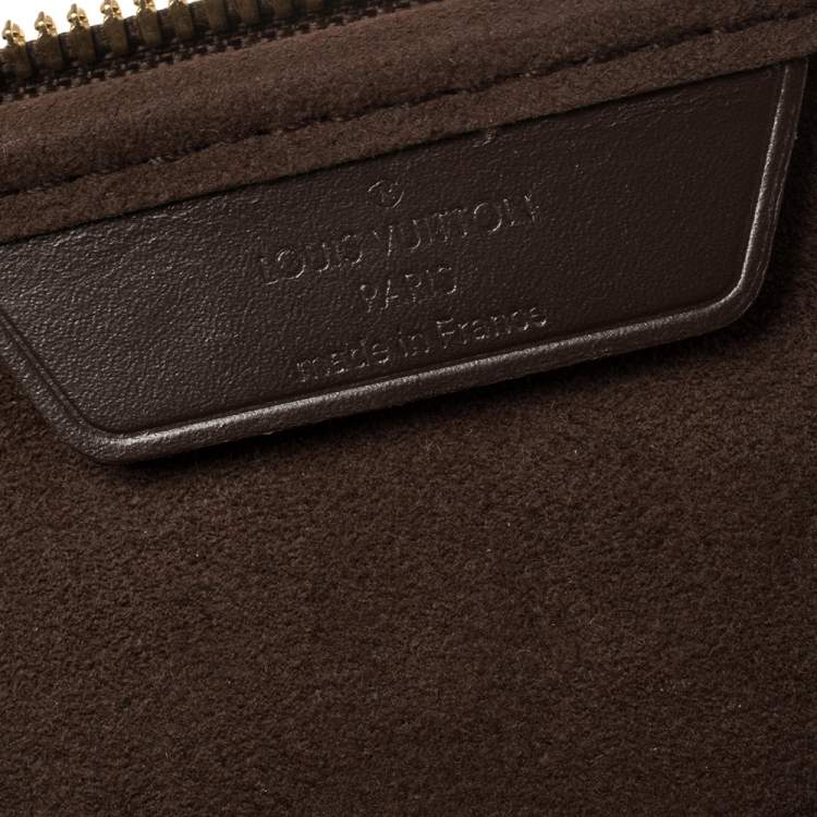 Pre Owned Louis Vuitton Damier Ebene Canvas Horizon Laptop Sleeve