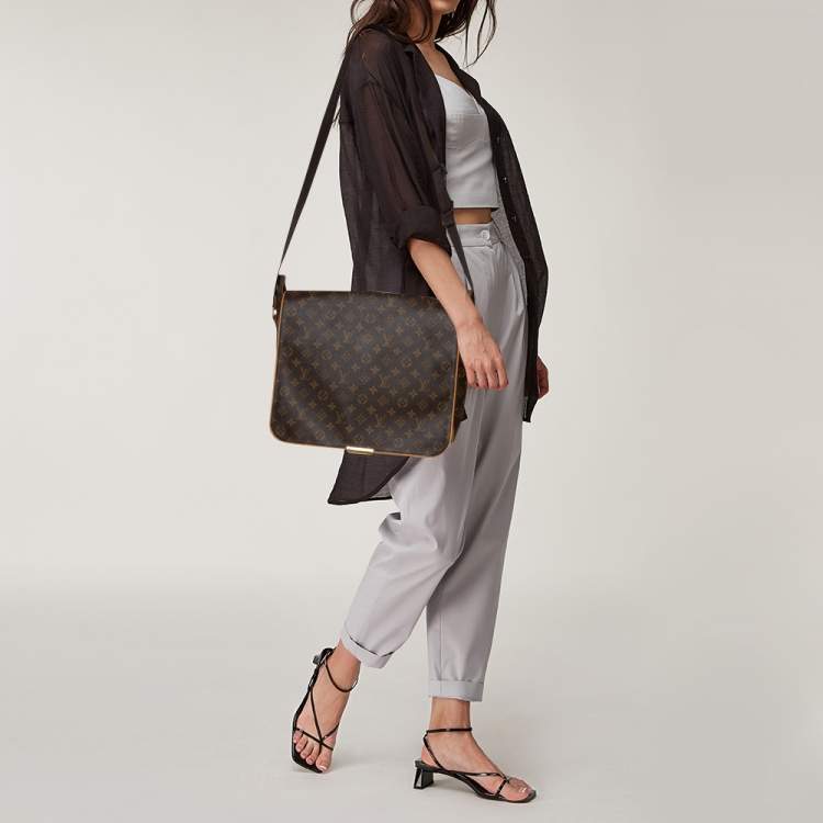 Pre Owned Louis Vuitton Monogram Canvas Abbesses Messenger Bag