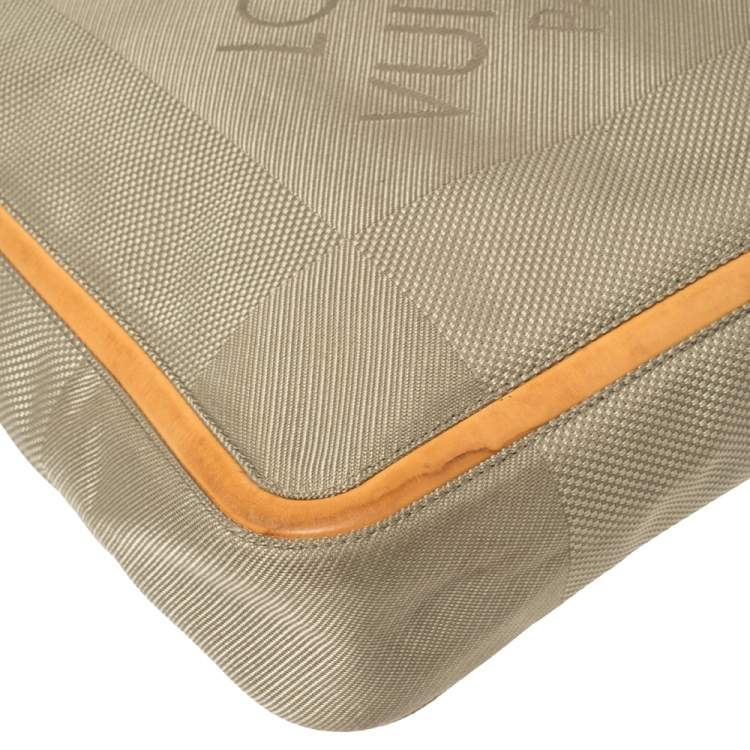 Pre Owned Louis Vuitton Sand Damier Geant Canvas Vertical Messenger Bag