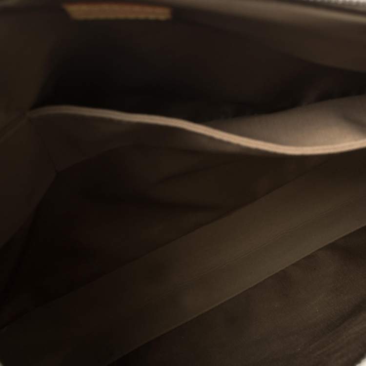 Pre Owned Louis Vuitton Sand Damier Geant Canvas Vertical Messenger Bag