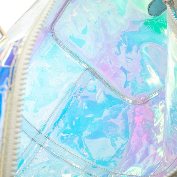 Pre Owned Louis Vuitton Monogram Prism Keepall Bandouliere 50 Bag