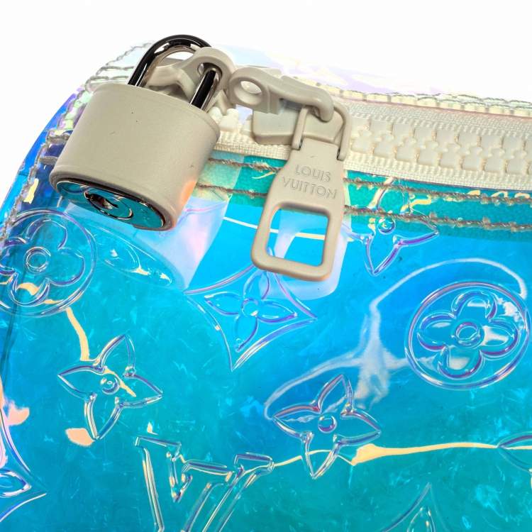 Pre Owned Louis Vuitton Monogram Prism Keepall Bandouliere 50 Bag