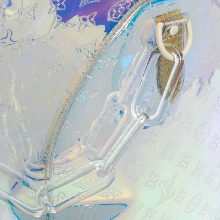 Pre Owned Louis Vuitton Monogram Prism Keepall Bandouliere 50 Bag