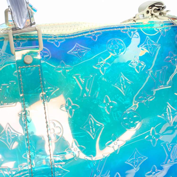 Pre Owned Louis Vuitton Monogram Prism Keepall Bandouliere 50 Bag
