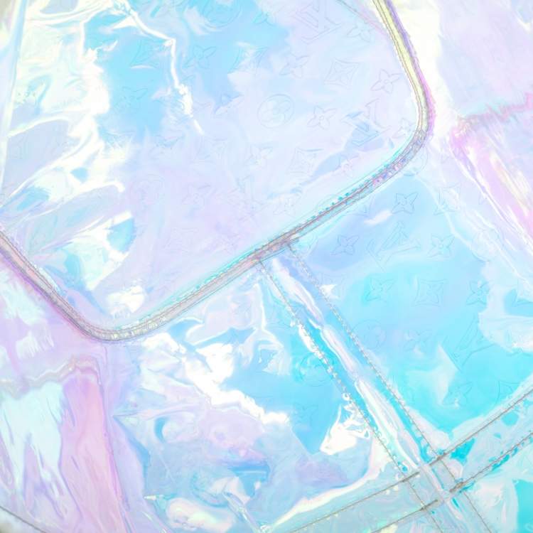 Pre Owned Louis Vuitton Monogram Prism Keepall Bandouliere 50 Bag