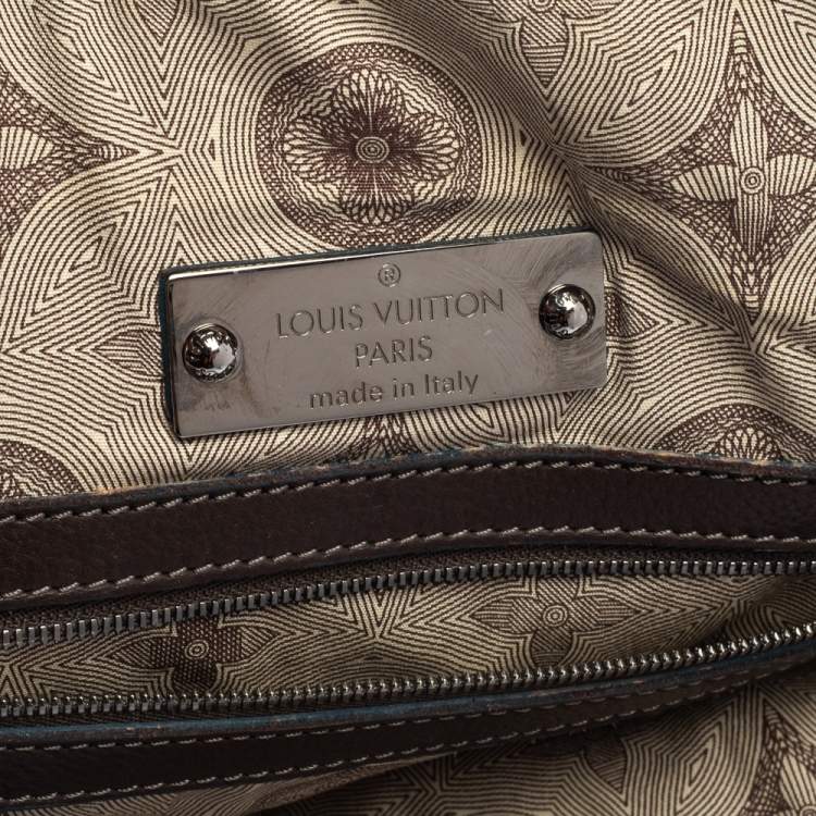 Pre Owned Louis Vuitton Marron Fonce Siwa Leather Soft Briefcase