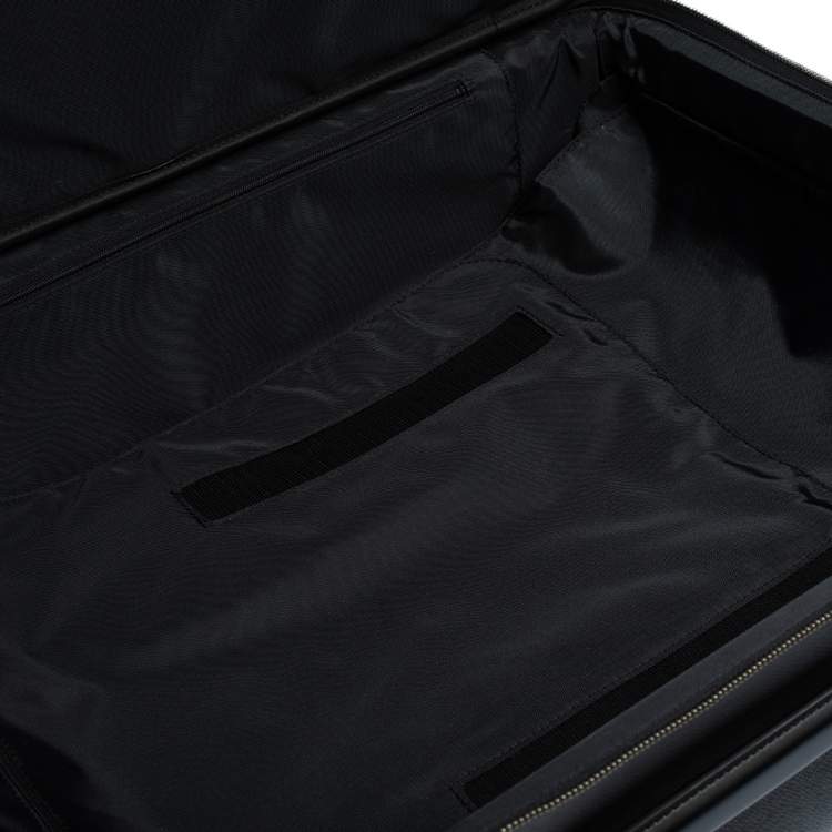 Pre Owned Louis Vuitton Black Taiga Leather Pegase Legere 55 Business Suitcase