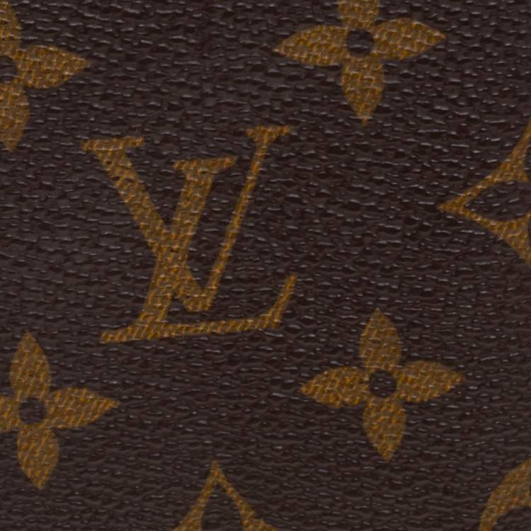 Pre Owned Louis Vuitton Monogram Canvas Brazza Wallet