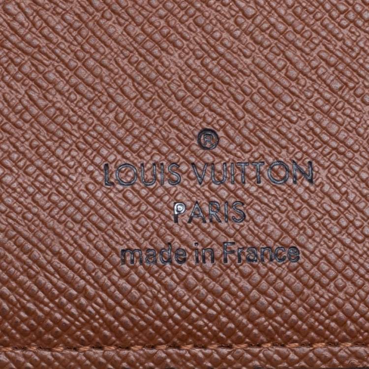 Pre Owned Louis Vuitton Monogram Canvas Brazza Wallet