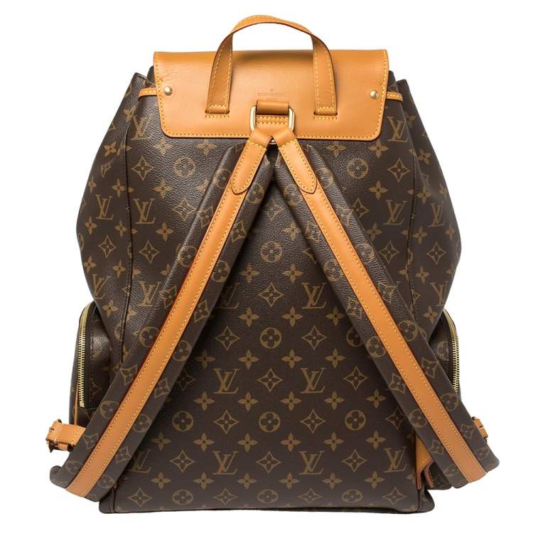 Pre Owned Louis Vuitton Monogram Canvas Trio Backpack