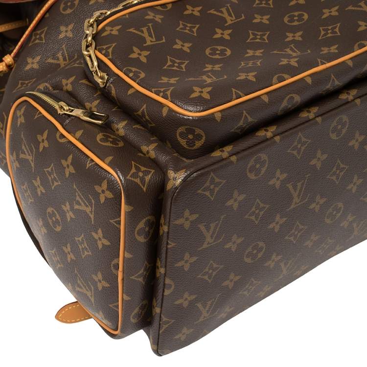 Pre Owned Louis Vuitton Monogram Canvas Trio Backpack