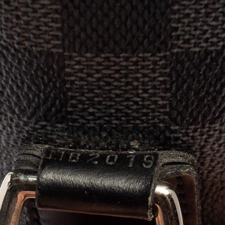 Pre Owned Louis Vuitton Damier Graphite Canvas Steeve Briefcase Bag
