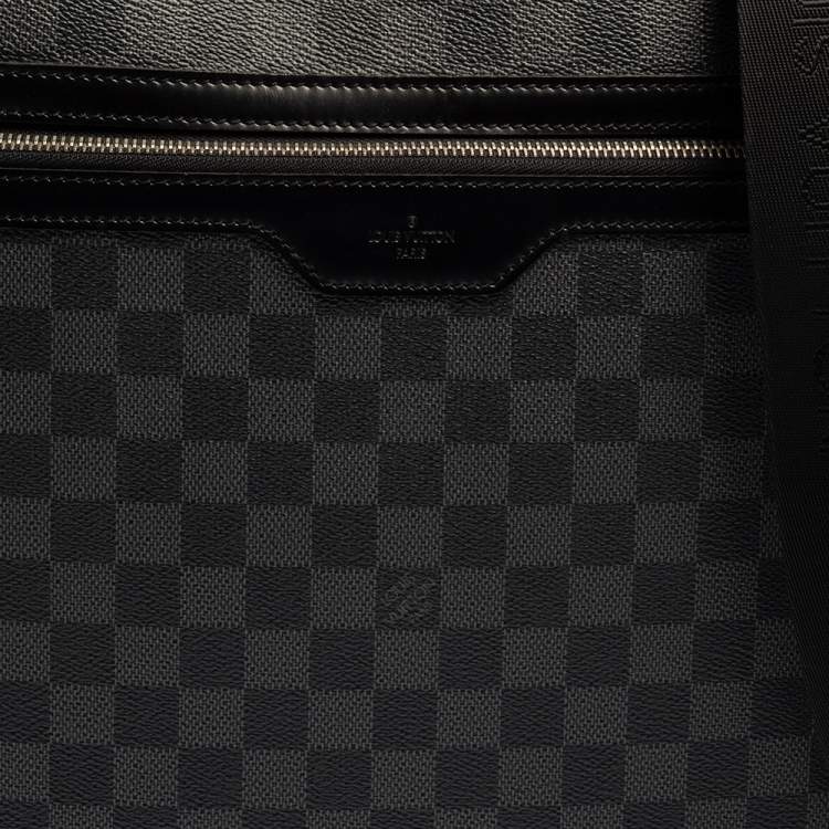 Pre Owned Louis Vuitton Damier Graphite Canvas Steeve Briefcase Bag