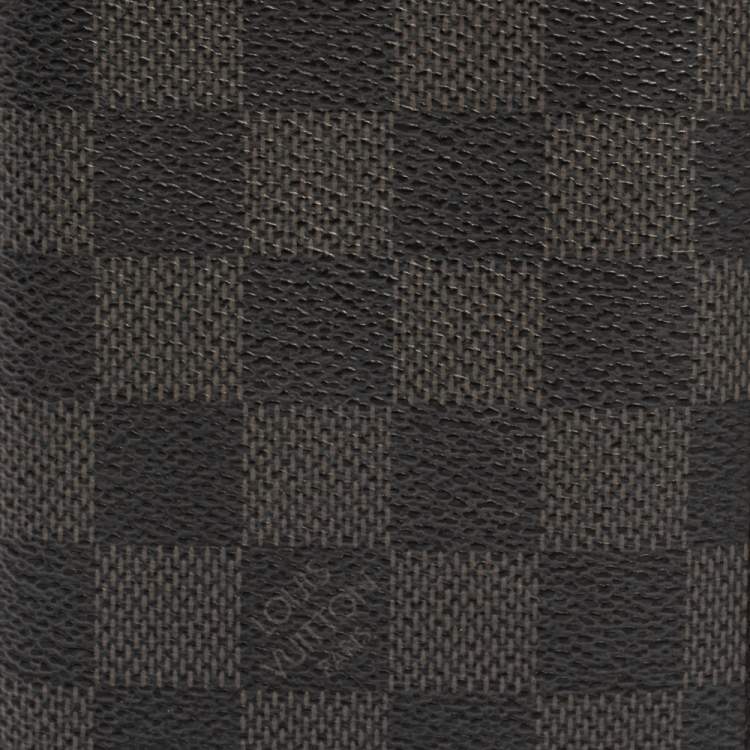 Pre Owned Louis Vuitton Damier Graphite Canvas Brazza Wallet