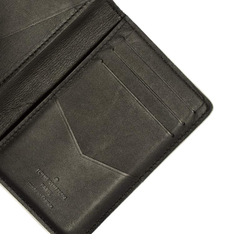 Pre Owned Louis Vuitton Navy Damier Infini Leather Pocket Organiser