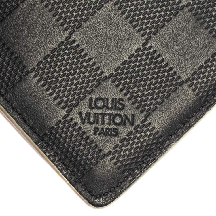 Pre Owned Louis Vuitton Navy Damier Infini Leather Pocket Organiser