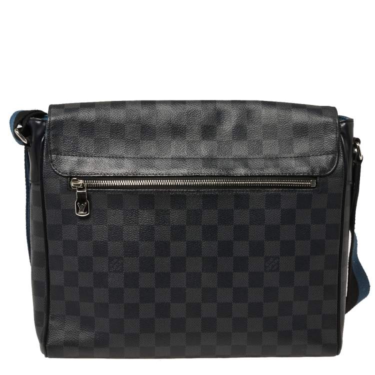 Pre Owned Louis Vuitton Damier Graphite Canvas District MM Bag