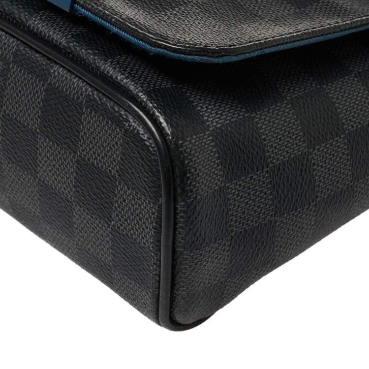Pre Owned Louis Vuitton Damier Graphite Canvas District MM Bag